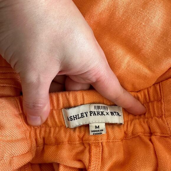 Ashley Park x RTR Orange Tailored Shorts - Picture 3 of 6